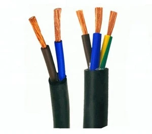 300/500V electrical copper wire 3 core 1.5mm2 2.5mm2 4mm2 flexible pvc cable