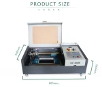 3020 40w 50w low cost plastic laser cutting machine