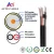 Import 305m RG59 with Power CCTV Camera RG59 2c Siamese Coaxial Communication Cable Manufacture Price Rg59 2dc 1000ft Black White from China