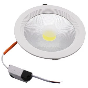 30W Aluminum Dimmable Anti glare COB 5inch 6inch 8inch White Recessed Led Down light lamp Ceiling Downlight