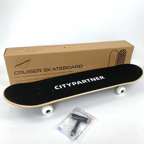 31 inch 9ply Chinese maple deck skateboard beginner longboard for sale