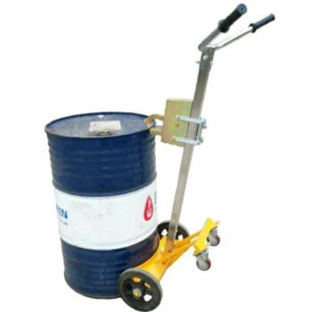 350kg light oil drum handling trolley is easy to use and easy to maintain