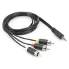 3.5MM to 3 RCA audio cable av cable audio video cable