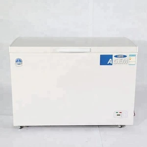 390L commercial top open lid chest cold storage deep zer refrigerator freezer