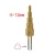 Import 4-12mm 4-20mm 4-32mm HSS 4241 Steel Large Step Cone Titanium Coated Metal Drill Bit Cut Tool Set Hole Cutter Wholesale from China