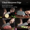 4 pcs 67 layers Damascus steel chef knife kitchen knives set by handmade
