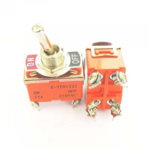 4 Pins 2 Way  ON-OFF  10A   Toggle Switch