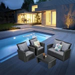 4 Seater  Rattan Outdoor Garden Patio Sofa Factory Price 41.9193
