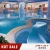 Import 4mm thickness golden select swimming pool glass mosaic tiles from China