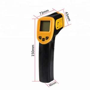 50-360C Auto off LCD Display Non-contact Digital Laser Infrared Thermometer IR High Temperature Gun Tester ELE365A+