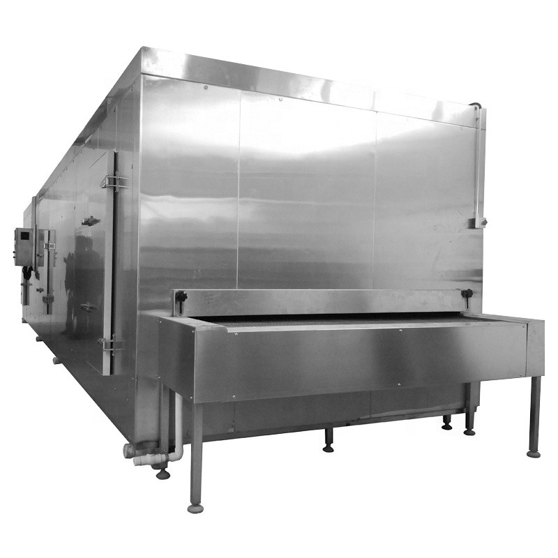 500kg/h French Fries Fast Freezing Machine Food Tunnel Freezer Squid IQF Quick Blast Freezer
