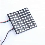 5050 RGB 80*80mm flexible led display price led dot matrix 64led ws2812b