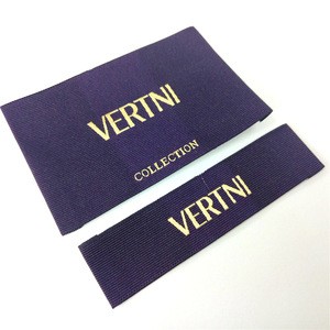 50d damask twill woven label trademark for clothes