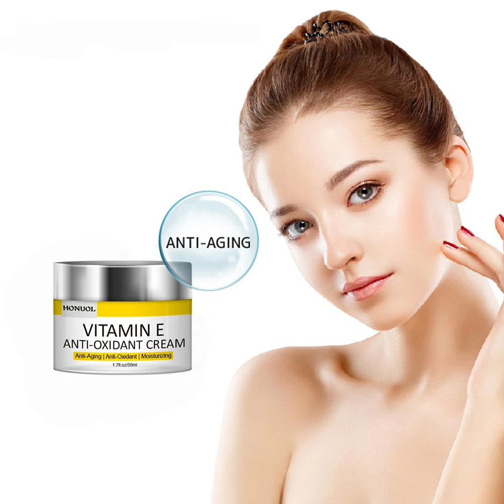 50ml Organic Moisturizing Anti Aging Vitamin E Face Whitening Cream Private Label | Skin Care Manufacturer