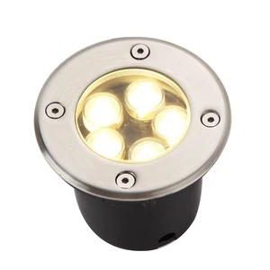 5W Round Waterproof Garden Ip66 Recessed Led Underground Lamp Light