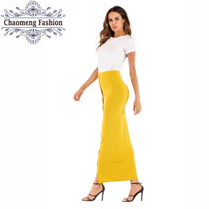 6060#Latest fashion designer ladies pencil skirt plus size dress skirts women