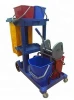60L two mop bucket with wringer cleaning wringer mop cart