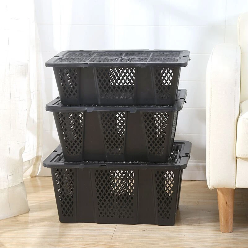 7 kg 9 kg 10 kg 15 kg 20 kg plastic basket Rectangular fruit cherry vegetable crate thickened turnover box with lid