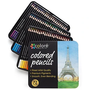 72colors artists  colored drawing pencils bulk supplies