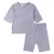 Import 9 Colors Kids Solid Pajamas Sets long sleeve top  High Waist Pants suits Baby girls boys modal Clothing Set M54 from China