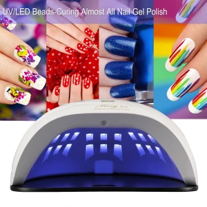 90W UV LED Nail Lamp Nail Dryer Gel Polish Manicure Pedicure Salon Home Use for Acrylic Nail