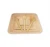 Import 9inch Biodegradable Disposable bamboo square plates from China