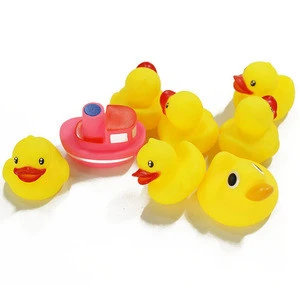 A313 Baby duck squeal bath toy animal for kids