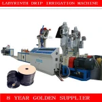 ABA three layers labyrinth drip irrigation tape making machine / labyrinth drip production line
