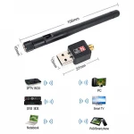Ac1200m Usb3.0 Wifi Adapter Wifi Usb Dongle Receiver With 5dbi Antenna