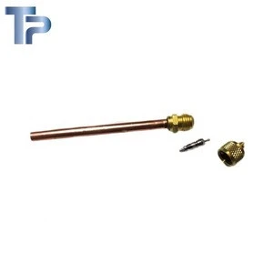 access valves 1/4" *0.4mm,0.5mm*100mm  copper air conditioner spare parts