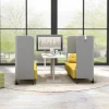 Acoustic Partition Sofa Moveable Office pods with screen