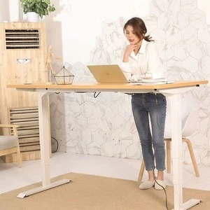 Adjustable Height  Table Electric Uplift Office Desk With Remote Control India