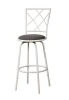 Adjustable Metal Fabric Bar Stool Swivel With Back Rest