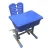 Import adjustable plastic-steel single colorful high quality school furniture desk for children from China