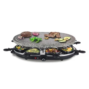 Adjustable Temperature Control 1500W Raclette Grill Electric Grill