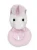 Import Adorably Cute Plush Baby Rattle Stuffed Animal Pink Puppy Dog Soft Ring Rattle Toys from China