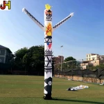 Advertising Inflatable Sky Air Dancer Balloon Inflatable Wacky Waving Tube Man With Blower