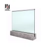 Aluminium Security Balustrades, Aluminum Metal Frameless Profile U Channel Clamp Glass Railing