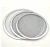 Import Aluminum stainless steel food grade round metal baking tray pizza screen from China