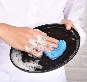 AMAZON best sellers Non stick food-grade kitchen dish silicone cleaning sponge