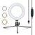 Import Amazon Photographic Light Phone Led Video Ring Light with Tripod Stand / Camera Circle Selfie Led Ring Light from China