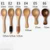 Amazon top seller Natural serving small wood coffee tea spoons bamboo set wooden spoon