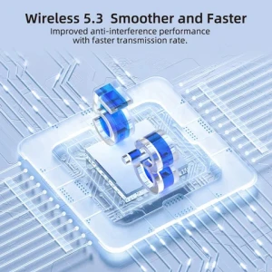 ANC ENC TWS Wireless Earbuds Headphones Waterproof Sports Earphones