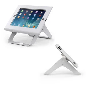Anti theft metal adjustable tablet stand,tablet kiosk for Samsung/POS