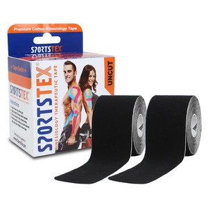 ATEX SPORTSTEX KINESIOLOGY TAPE UNCUT SINGLE ROLL 2ea Pain Relief Elastic Improving Performance Safety Exercise Supporter