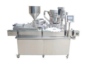 Automatic bottle cream filling machine for cosmetic/skin care