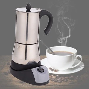 Automatic espresso moka coffee maker/ coffee machine spare parts/ lectric moka coffee maker 6 CUP