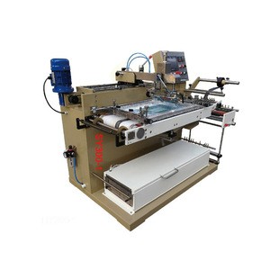 Automatilc Single Color Horizontal flatbed silk screen label printing machine /semi automatic screen printer