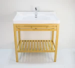 BAMBKIN vanity cabinets wholesale  modern bamboo bathroom vanities furniture