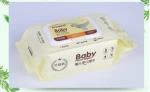 Bamboo Fiber Baby Hand and Mouth Wet Wipes Disposable 100 Pieces Wet Wipes with Lid for Baby and Newborns